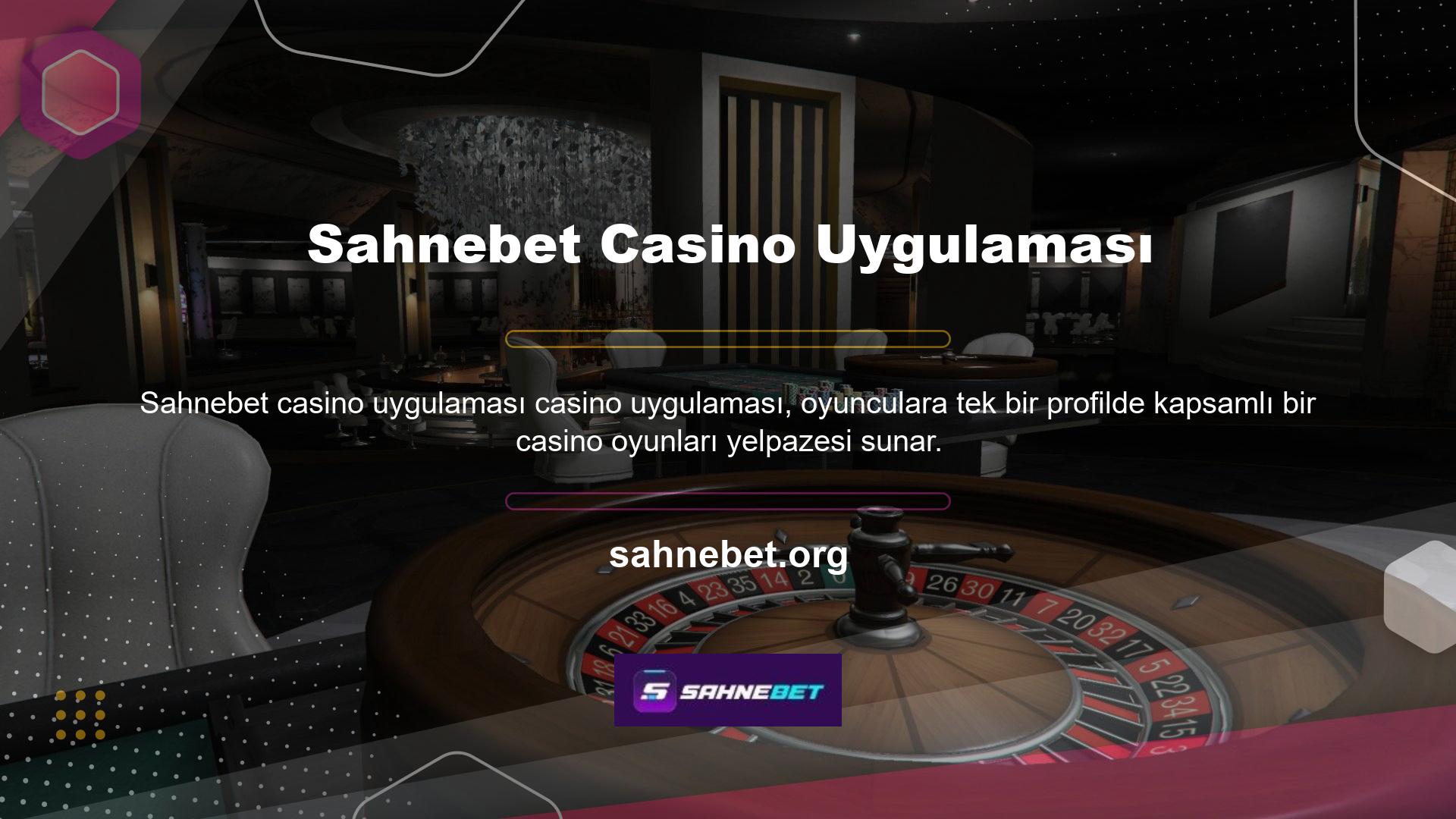 Oyuncular siteye üye olmadan casino uygulaması üzerinden oyun parametrelerini kontrol edebilirler